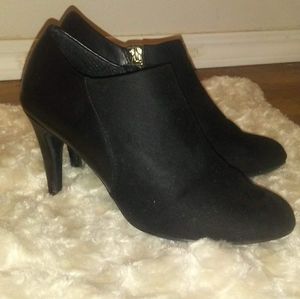 Black ankle booties